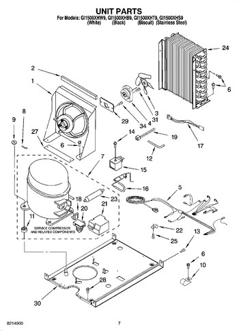 Diagram for GI1500XHS9