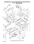 Diagram for 02 - Evaporator, Ice Cutter Grid And Water Parts