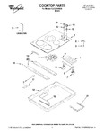 Diagram for 01 - Cooktop Parts