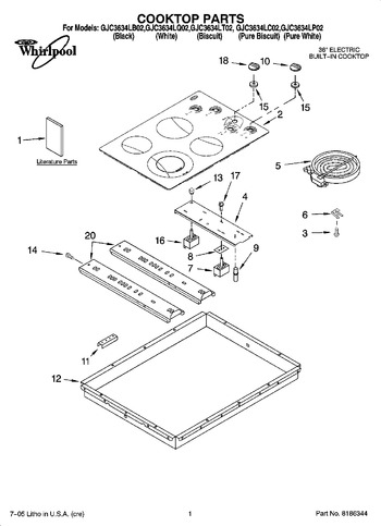 Diagram for GJC3634LC02