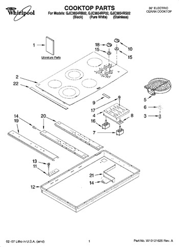 Diagram for GJC3654RP02