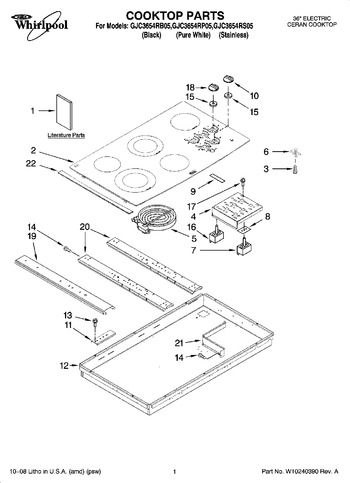 Diagram for GJC3654RB05