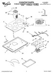 Diagram for 01 - Cooktop Parts