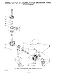 Diagram for 06 - Brake, Clutch, Gearcase, Motor And Pump