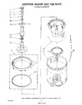 Diagram for 04 - Agitator, Basket And Tub