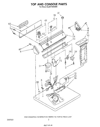 Diagram for GLE5700XSW0