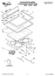 Diagram for 01 - Cooktop Parts