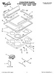 Diagram for 01 - Cooktop Parts