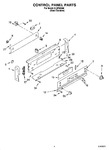 Diagram for 02 - Control Panel Parts