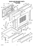 Diagram for 03 - Door And Drawer Parts