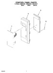 Diagram for 06 - Control Panel Parts