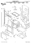 Diagram for 01 - Oven Parts