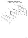 Diagram for 08 - Microwave Door Parts