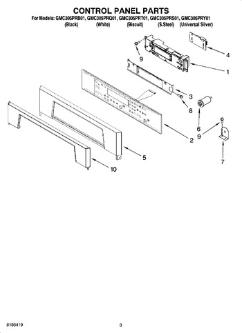 Diagram for GMC305PRQ01