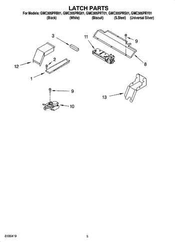 Diagram for GMC305PRQ01