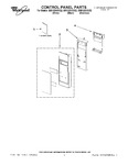 Diagram for 01 - Control Panel Parts