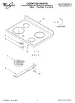 Diagram for 01 - Cooktop Parts