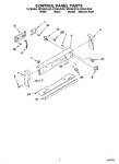 Diagram for 02 - Control Panel Parts