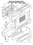 Diagram for 03 - Door And Drawer Parts