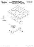 Diagram for 01 - Cooktop, Literature