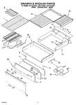 Diagram for 04 - Drawer & Broiler Parts