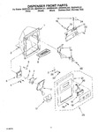 Diagram for 08 - Dispenser Front