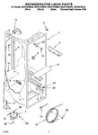 Diagram for 02 - Refrigerator Liner Parts