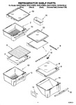 Diagram for 03 - Refrigerator Shelf Parts