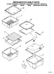 Diagram for 03 - Refrigerator Shelf Parts