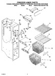 Diagram for 04 - Freezer Liner Parts