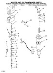 Diagram for 05 - Motor And Ice Container Parts