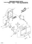 Diagram for 08 - Dispenser Front Parts