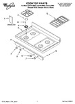 Diagram for 01 - Cooktop Parts