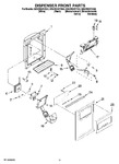 Diagram for 08 - Dispenser Front Parts