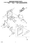 Diagram for 08 - Dispenser Front Parts