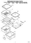 Diagram for 03 - Refrigerator Shelf Parts