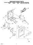 Diagram for 08 - Dispenser Front Parts