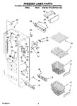 Diagram for 04 - Freezer Liner Parts