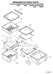 Diagram for 03 - Refrigerator Shelf Parts