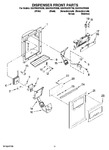 Diagram for 08 - Dispenser Front Parts