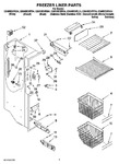 Diagram for 04 - Freezer Liner Parts