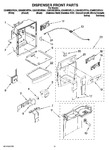 Diagram for 08 - Dispenser Front Parts