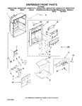 Diagram for 08 - Dispenser Front Parts