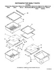 Diagram for 03 - Refrigerator Shelf Parts