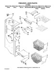 Diagram for 04 - Freezer Liner Parts