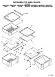 Diagram for 03 - Refrigerator Shelf Parts