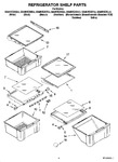 Diagram for 03 - Refrigerator Shelf Parts