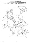 Diagram for 08 - Dispenser Front Parts