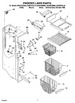 Diagram for 04 - Freezer Liner Parts