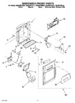 Diagram for 08 - Dispenser Front Parts